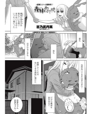 【エロ漫画】かわいすぎる義妹が小さい頃から抱きまくらにしていたぬいぐるみを修理に出したら、抱きまくらがわりに義妹が抱きついてきたので中出しセックスしてしまった！