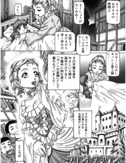 【エロ漫画】魔法使いいさらわれた美少女姫を助けたものを夫にするというおふれがでて、魔法使いを倒した勇者一行が姫を娶るが白の中の金目の物をすべて奪われた挙げ句に集団レイプで姫の処女を奪われ姫自身も肉便器として連れ去られてしまう！